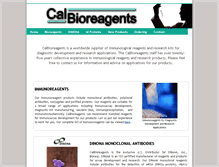 Tablet Screenshot of calbioreagents.com